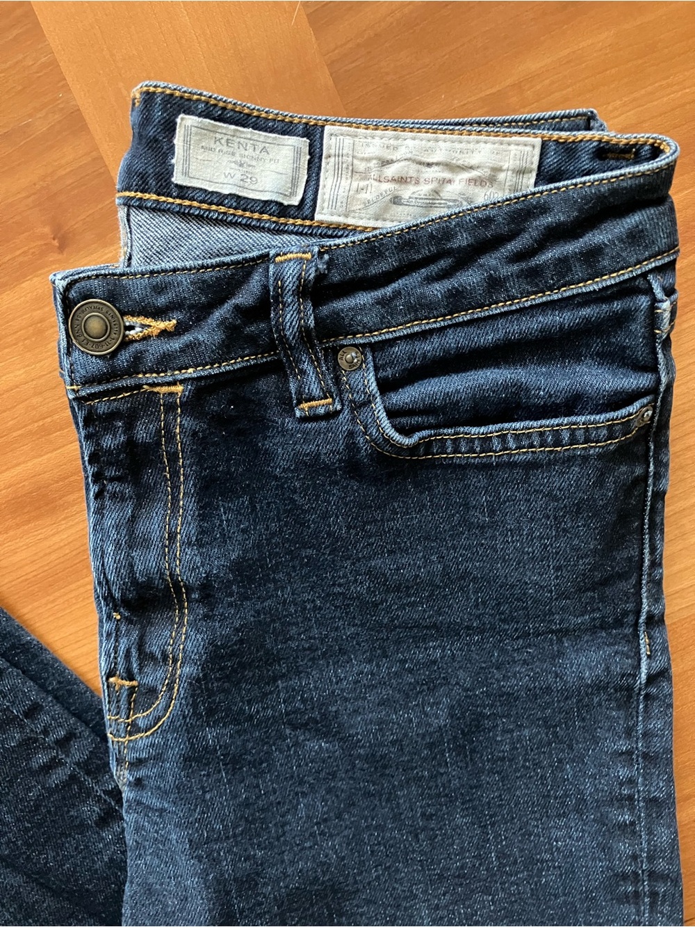 All Saints Indigo Skinny Jeans